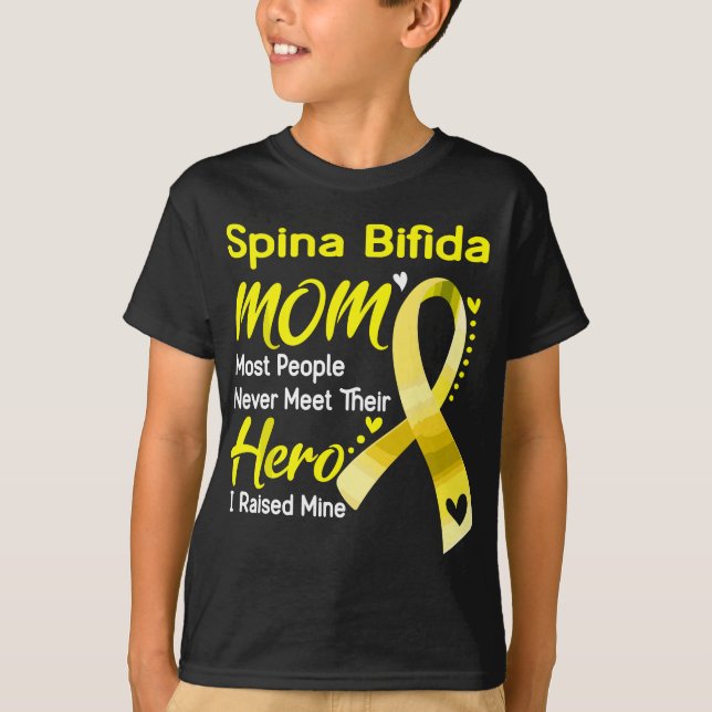 Camiseta Spina Bifida Mãe Eu Criei Mina (Frente)