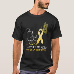 Camiseta Spina Bifida Sensibilização Eu Apoio Minha Borbole