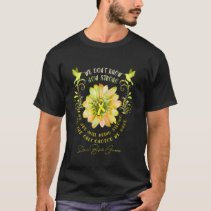 Camiseta Spina Bifida Sensibilização Flor Não Sabemos Como 