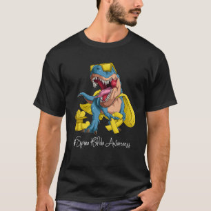 Camiseta Spina Bifida Sensibilização Mês de Fita Amarela Tr