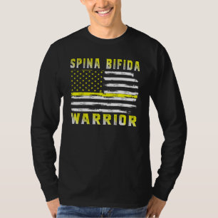Camiseta Spina Bifida Warrior Estados Unidos Bandeira Amare