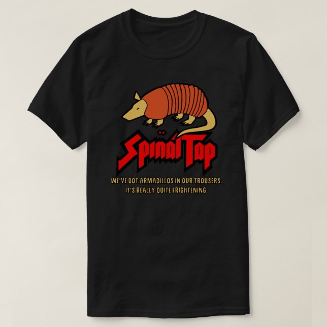 Camiseta Spinal Tap Armadillos Classic T-Shirt (Frente do Design)