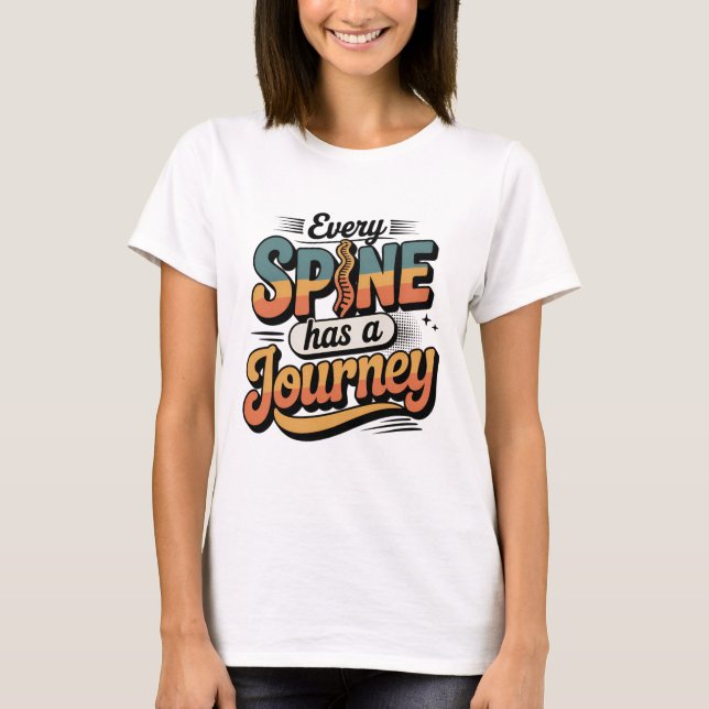 Camiseta Spine Care Journey and Body Alignment (Frente)