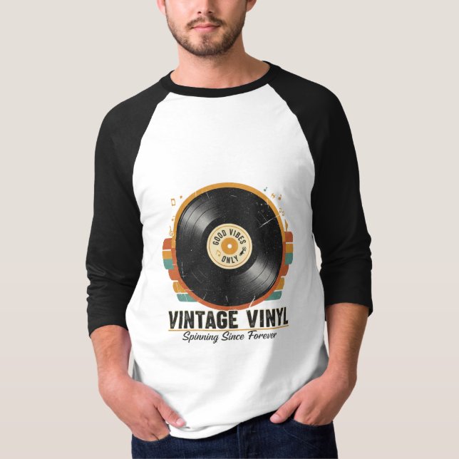 Camiseta Spinning Since Forever Vinyl Shirt (Frente)