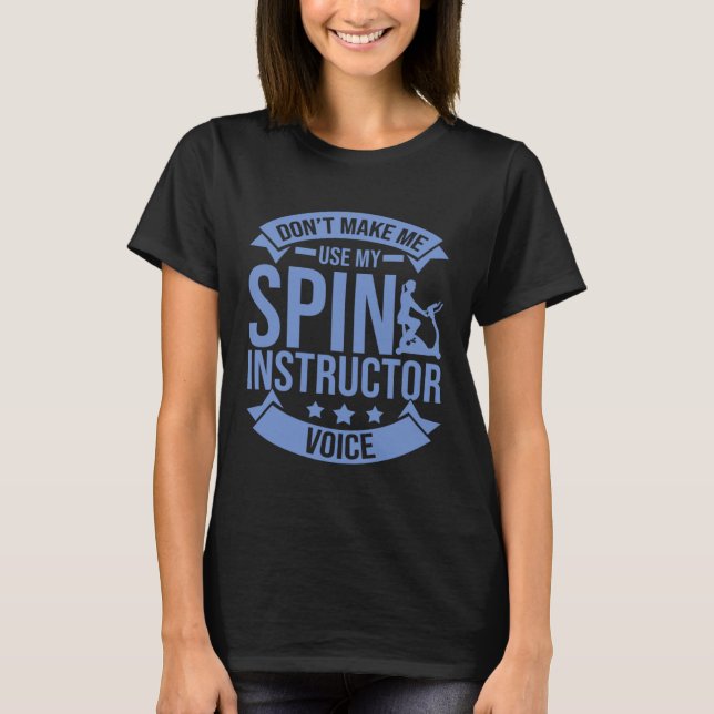 Camiseta Spinning Wheel Workout Bike Fitness Exercise  4 (Frente)