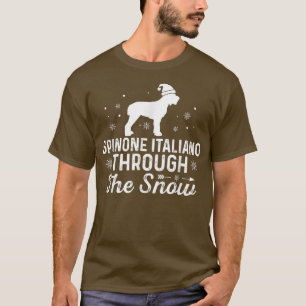 Camiseta SPINONE ITALIANO através do Natal Engraçado da Nev