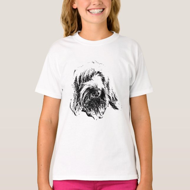 Camiseta Spinone Italiano T-Shirt – Dog Head Portrait (Frente)