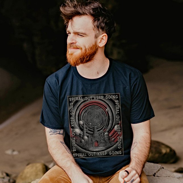 Camiseta Spiral Out Continue Indo - Tool Retro Tee (Criador carregado)