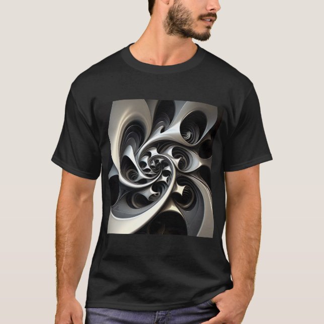 Camiseta SPIRAL - Sem Moções no Gráfico Branco (Frente)