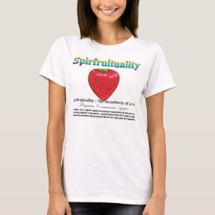 Camiseta Spirfruituality: A morango do amor