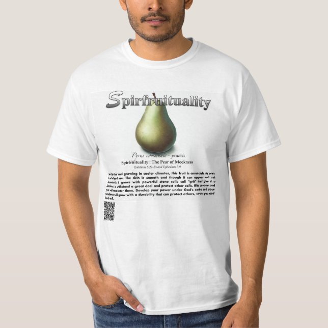 Camiseta Spirfruituality : The Pear of Meekness T-Shirt (Frente)