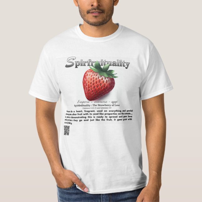 Camiseta Spirfruituality : The Strawberry of Love T-Shirt (Frente)