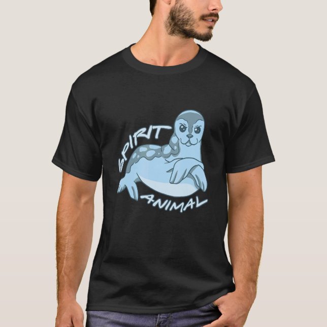 Camiseta Spirit Animal Ocean Sea Lion (Frente)