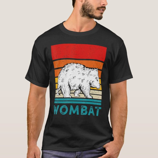 Camiseta Spirit Animal Womba Vintage Wombat (Frente)