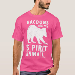 Camiseta Spirit Animal Zoo Keeper Gift Racoon