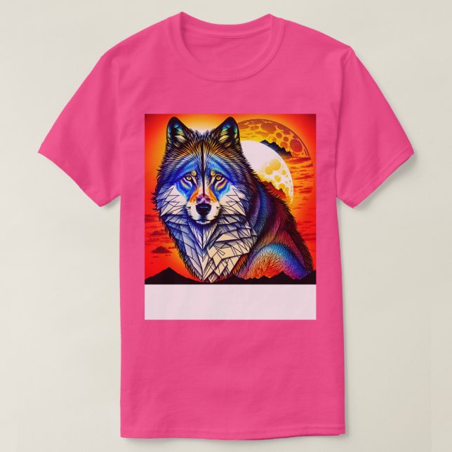 Camiseta Spirit Guide Wolf 2 (Frente do Design)