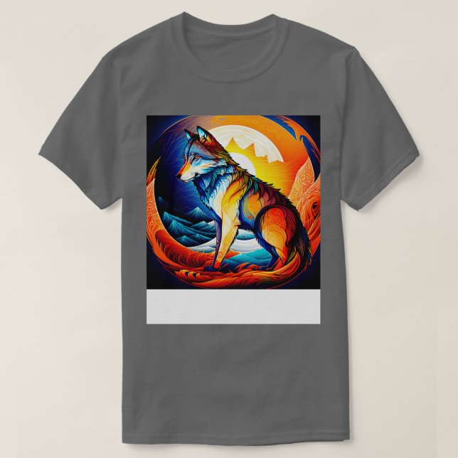 Camiseta Spirit Guide Wolf 3 (Frente do Design)