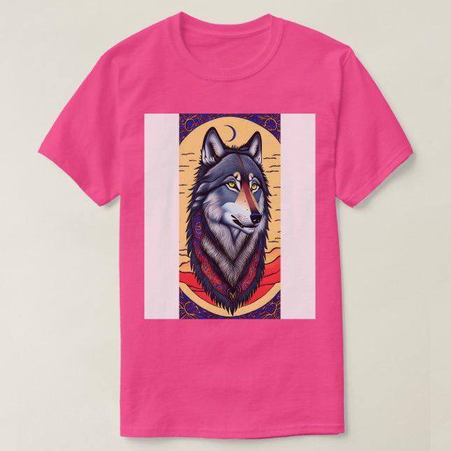 Camiseta Spirit Guide Wolf 7 (Frente do Design)