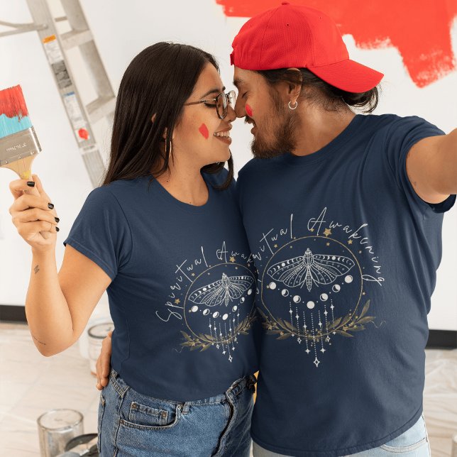 Camiseta Spiritual Awakening Black T-Shirt (Spiritual Awakening from The Beekeeper Store)