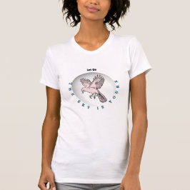 Camiseta spiritual bird yin yang