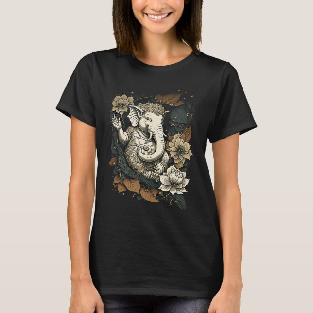 Camiseta Spiritual Ganesha Ganesh Hindi indian god (Frente)