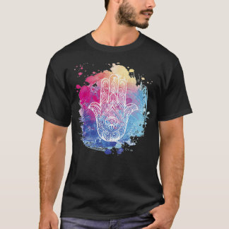 Camiseta Spiritual Hamsa Mystic Eye Third Eye Hamsa Hand Bu
