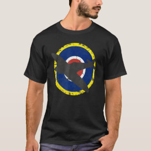 Camiseta Spitfire British Wwii Fighter Vintage Aircraft