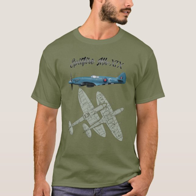 Camiseta Spitfire Mk XIX (Frente)