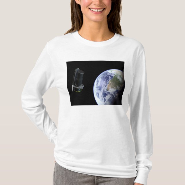 Camiseta Spitzer partindo da Terra logo após o lançamento (Frente)