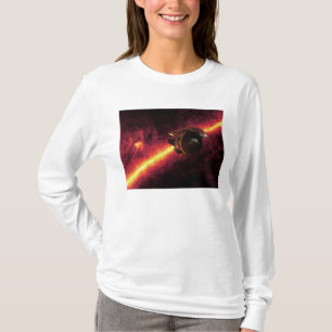 Camiseta Spitzer visto contra o céu infravermelho 2