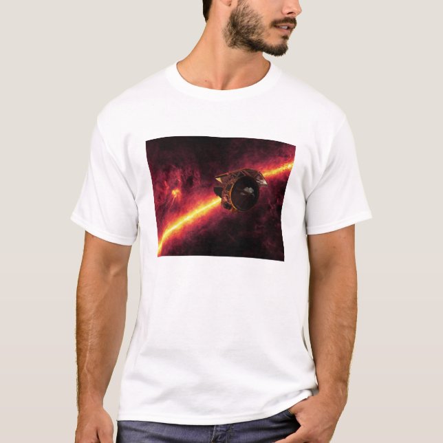 Camiseta Spitzer visto contra o céu infravermelho 2 (Frente)