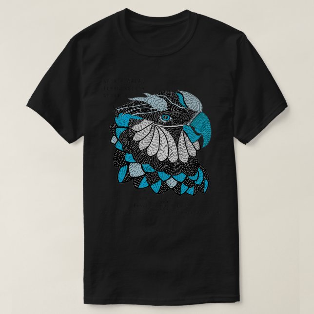 Camiseta Spixx27s Macaw Cyanopsitta spixii (Frente do Design)