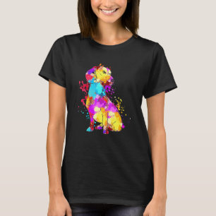 Camiseta Splash Art Dachshund Legal Pet Rescuer Proprietári