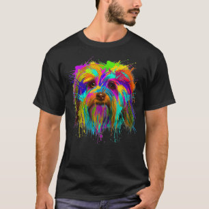 Camiseta Splash Art Havanese Cuban Havaneser Havanezer