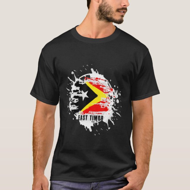 Camiseta Splash de Timor Leste (Frente)