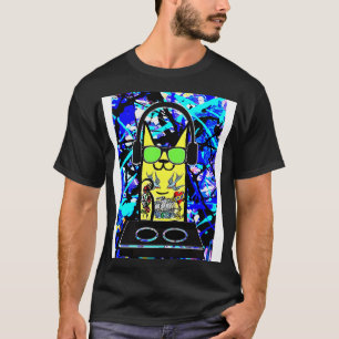 Camiseta splash do gato 2023