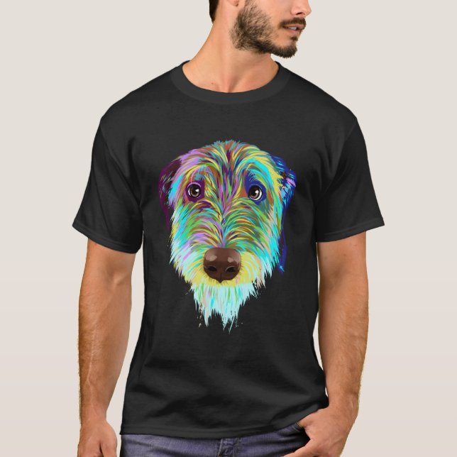 Camiseta Splash Dog Irish Wolfhound (Frente)
