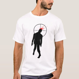 Camiseta splat do zombi - afligido