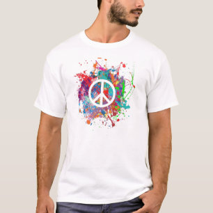 Camiseta Splatter da paz