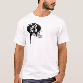 Camiseta Splatter do mundo da revolta branco