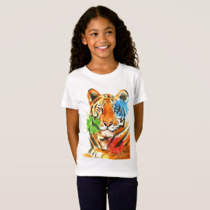 Camiseta Splatter do tigre