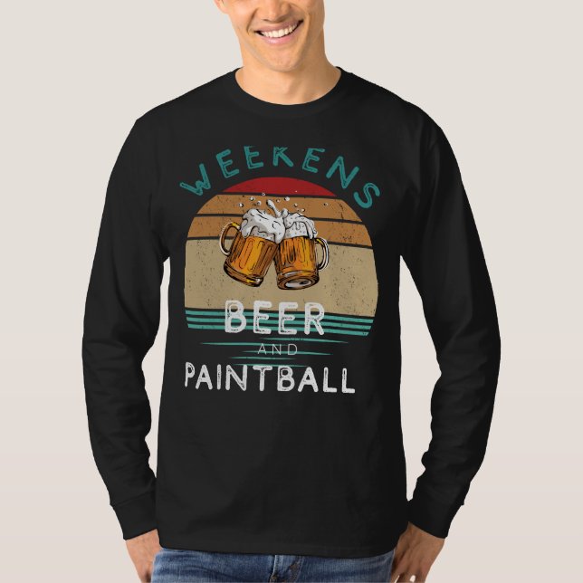 Camiseta Splatter e Sip! Finais de semana com Cerveja e Pai (Frente)