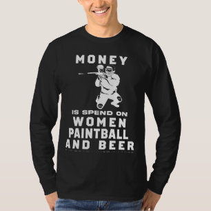 Camiseta Splatter e Snickers! Engraçado, a maior parte do m