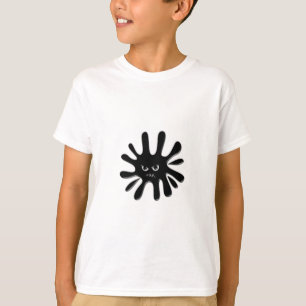 Camiseta Splatter preto irritado
