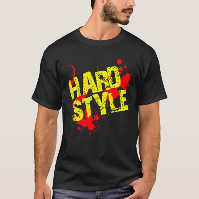 Camiseta Splatters da pintura de Hardstyle (Frente)