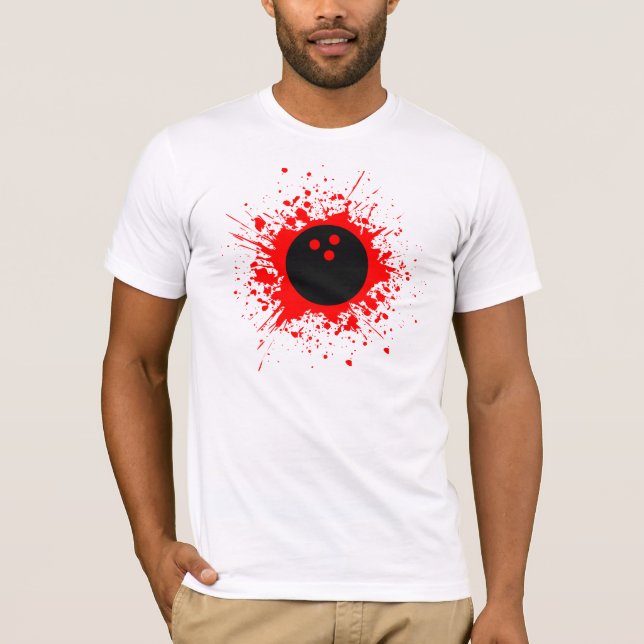 Camiseta splatz da boliche (Frente)