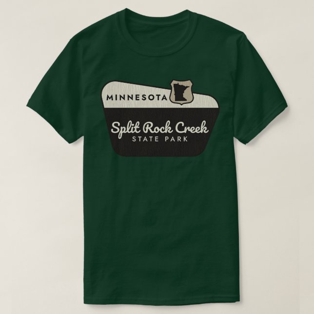 Camiseta Spling Rock Creek State Park Sinal de Boas-vindas  (Frente do Design)