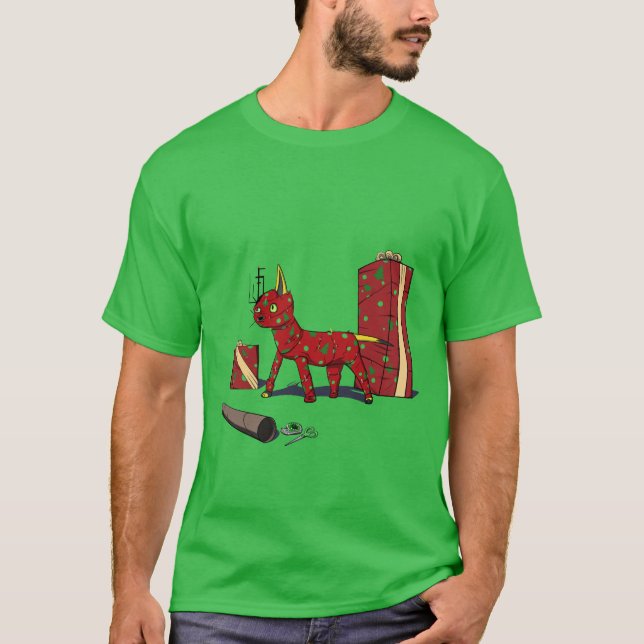 Camiseta Splinter Xmas Negativo de Terra (Frente)