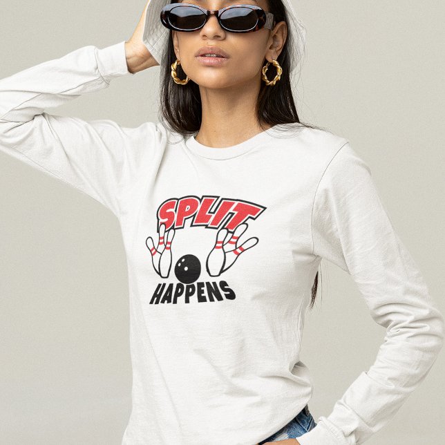 Camiseta Split Acontece Boliche T-Shirt (Criador carregado)