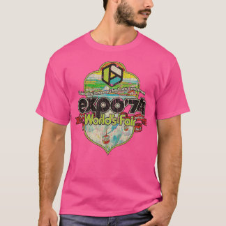 Camiseta Spokane Expo 74 Mundos Fair Crest 1974